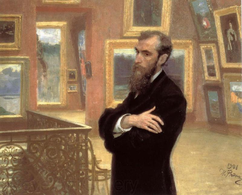 Ilya Repin Potrait of Keliqifu France oil painting art